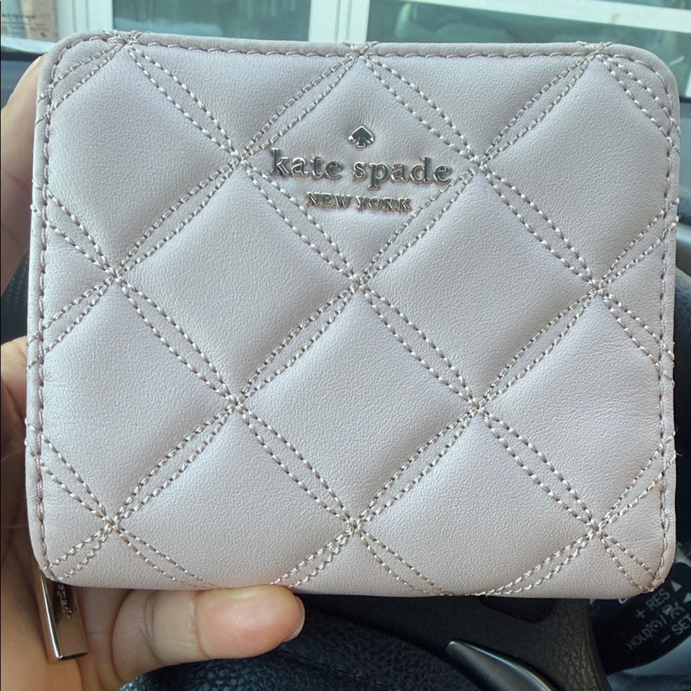 Kate Spade Quilted Taupe Wallet